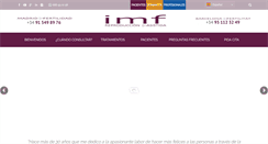 Desktop Screenshot of imfertilidad.com